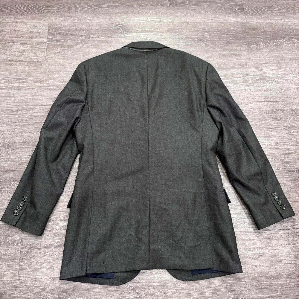 J‎ Crew Sport Coat Mens 40 R Gray Wool Ludlow American Blazer Wollen Jacket Vent
